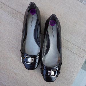 💋 NEW Bandolino Black Silver Ballerina Flats 💋